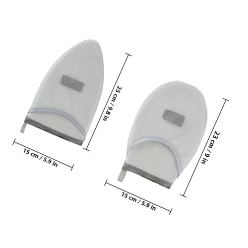 KAILIKETIY 2個 大号耐熱アイロンミ 衣類スチーマー用 手軽な軽量設計 手指保護 男女兼用 高温絶縁で 家 旅行対応