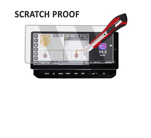 Image of Screen Guard For KIA SONET 2024 FACELIFT / 10.25 INCH INFOTAINMENT & INSTRUMENT CLUSTER GUARD /HTX+ GTX PLUS X LINE /Car Music System Accessories [Not Tempered Glass]