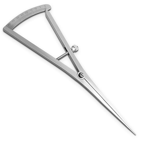 DEXSUR Castroviejo Calipers and Castroviejo Long Calipers - Precision Measurement Tools Accurate Measurements in 3.5 inches - 7 inches & Straight, Angled, and Round Variations (6