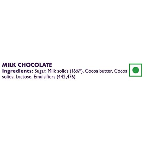 Cadbury Dairy Milk Chocolate, 6.3gram (Pack of 72)