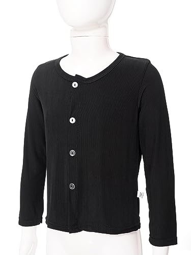 TTAO Girls Cardigan Sweaters Crewneck School Uniforms Button Long Sleeve Knit Tops Coat Top Winter Jackets for Kids4