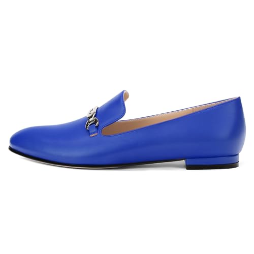 Image of Women's Loafers, Slip On Round Toe Comfortable Flats for Women Dressy and Work, Womens Business Casual Shoes