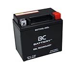 BC BATTERY Batteria Moto al GEL 12V 4Ah BCTX5L-GEL moto&scooter, esente da manutenzione sigillata precaricata simile a YTX5L-BS
