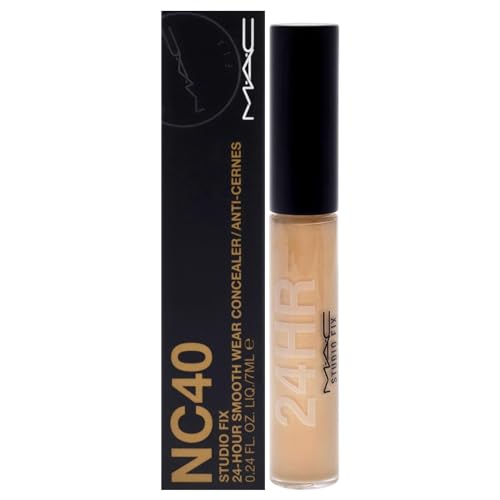 Studio Fix 24-Hour Smooth Wear Concealer - NC40 by MAC for Women - 0.24 oz Concealer