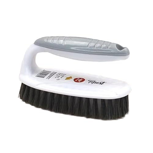 Topest Heavy Duty Scrub Brush for Deep Cleaning| Multipurpose Brush with Comfortable Grip| Sturdy Scrubber with Stiff Bristles for Bathroom Floor Tiles Sink Shoe Carpets etc.