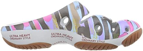 KEEN Men's Yogui Comfortable Slip On Lightweight Clogs, Silver Birch/Red Carpet, 9 | Image 5