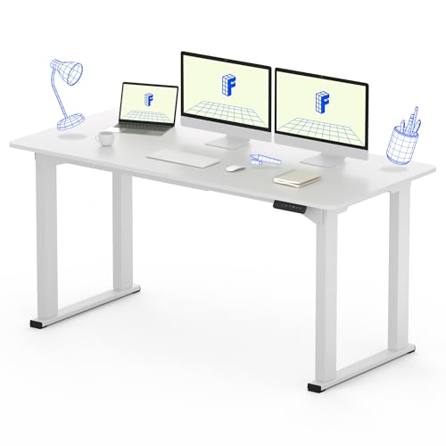 FLEXISPOT 4 Legs Standing Desk 63 x 28 Inch Electric Adjustable H...