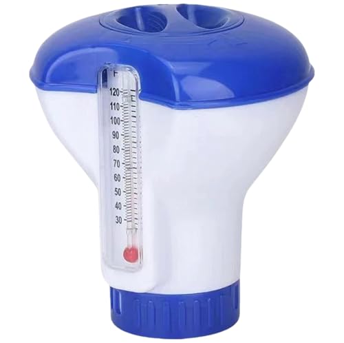 12.7cm Dispensador de Cloro Flotante, Dispensador de Cloro para Piscinas, Clorador Flotante para Piscinas Interiores y Exteriores Bañeras de Hidromasaje