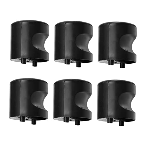 VILLCASE 1set Cylindrical Pull Handles Durable Door Knobs for Sliding Doors Easy Installation Lightweight and Convenient 6pcs