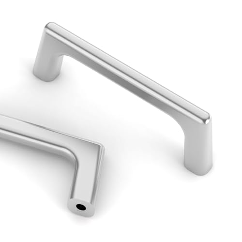 Image of Asidrama 10 Pack 3 Inch(76mm) Polished Chrome Cabinet Pulls Cabinet Handles Cupboard Handles Kitchen Cabinet Hardware for Cupboard Drawer Pulls