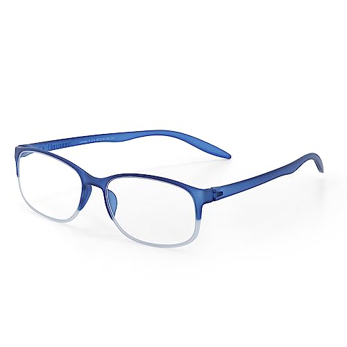 Image of DR.HARMANN'S READING GLASSES FITTED WITH BLUE BLOCK LENS (Model: Library 8 Computer Readers with Blue Light Blocking and Blue Rays filter)