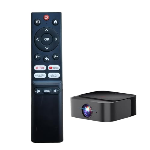Image of RUOYINKE Remote Control Compatible for DBPOWER E2 Smart Home Mini Projector, (Not Compatible with Other Brands,Maybe They Look The Same)