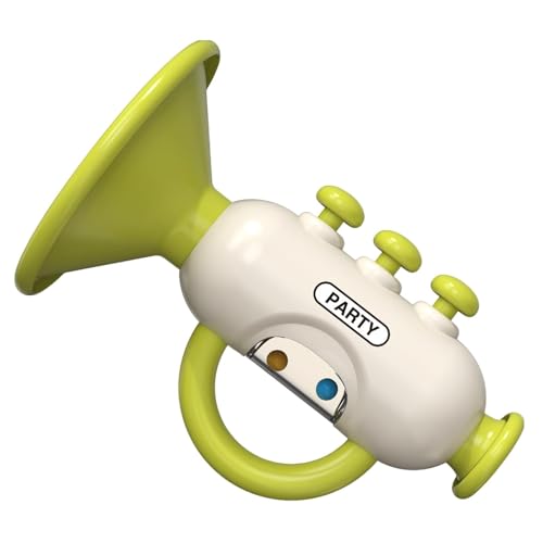 Pequeño juguete de trompeta – cuerno musical portátil, cuerno con silbidos | fácil de transportar y práctico juguete de trompeta para fomentar la creatividad y las habilidades musicales