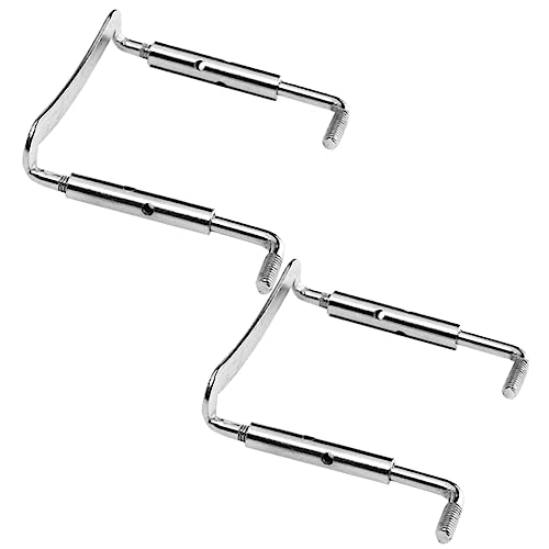 2Pcs chinrest screwdriver to clamp Component chin rest Viola chinrest brackets violin positive and negative Viola Clamp Screw instrument auxiliary tool screw