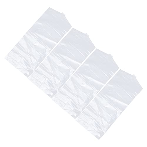 4Pcs Heavy Duty Garment Storage Bags for Hanging Clothes Pe Material Clothes Covers for Winter Coats Suits Dresses and Gowns Design for Closet Organization