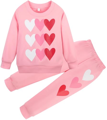 Image of Girls 2 Piece Outfits Toddler Girls Leopard Print T-Shirt and Leggings Set School Outfits Girl Clothes Fall Sets