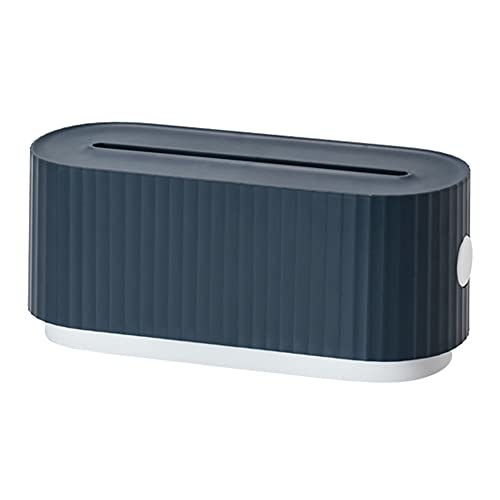 Caja organizadora para gestión de cables grande azul miniatura 1