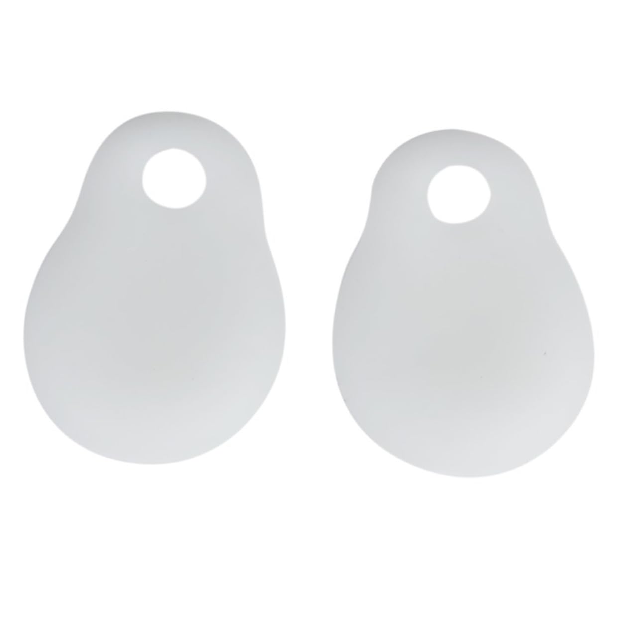 KOMBIUDA Pair Straighter Splint Spacer Spacers Big Bunion Protector Bunion Spreader Hallux Splint Straightener Cap Nursing Clip Board Gel Bunion White