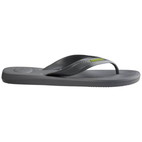 Havaianas for Men - Top Max Comfort Flip Flops, Steel Gray, 133