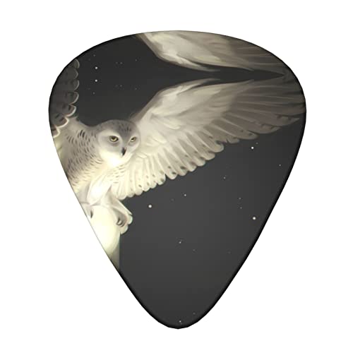 Ensemble de 12 médiators de guitare White Owl pour guitare acoustique, guitare électrique, contrebasse, ukulélé - Les Beatles, Paul McCartney, John Lennon, RIngo Starr, George Harrison Ensemble de 12 médiators de guitare White Owl pour guitare acoustique, guitare électrique, contrebasse, ukulélé