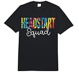 Headstart Squad Tie Dye Appreciation Day Back to School Comfort Colors Adult Heavyweight T-Shirt