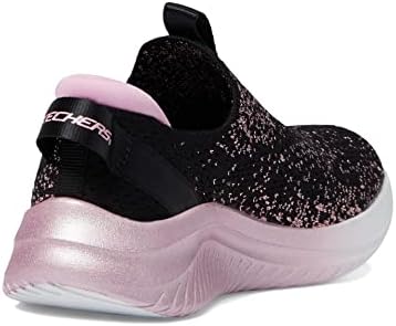 Skechers Kids Ultra Flex 3.0-All Things S Sneaker, Black/Rose Gold, 1 US Unisex Little Kid | Image 4