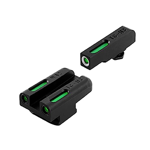 Image of TRUGLO TFX Handgun Sight | Durable Shock-Resistant Compact Brightly Glowing Tritium & Fiber-Optic Xtreme Day /Night Sight for Handguns