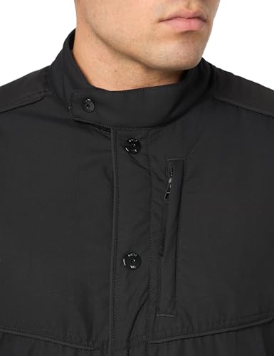 Image of G-STAR Raw Men's Moto Overshirt,Dark Black,Large