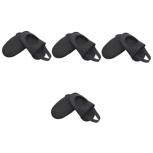 NOLITOY 4pairs Warm Shoe for Cycling Windproof Half Shoe Protectors for Non- Design