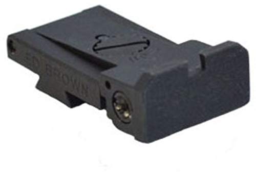 Ed Brown Products Adjustable Rear Sight, Plain, Black, 954