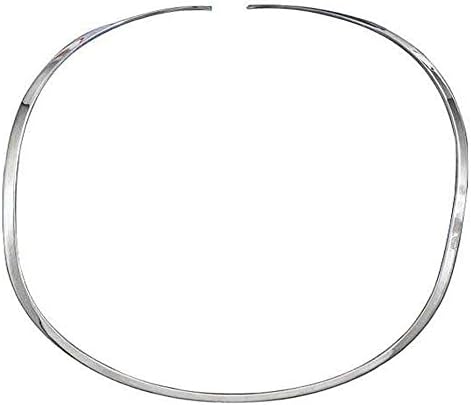 Plain 2mm Collar Choker .925 Sterling Silver Necklace No Clasp