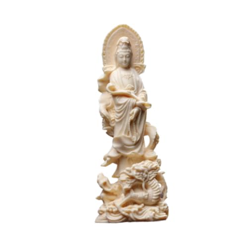 Sharplace Estatua Budista Guan Yin de Estatua de Kuan Yin Figura Femenina de Quanyin Colecciones Adorno Figura de Quan Yin