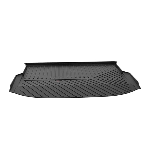 Image of GFX Trunk Boot Dicky Mat Rear Mats (After-Market) Compatible with Mahindra XUV-700 (2021) Onwards, for 5 Seater Only, Black