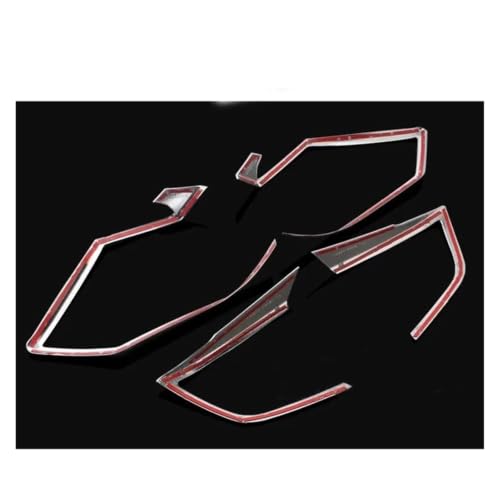 Cubierta de luz trasera cromada ABS para Nissan X-Trail Rogue 2014-2016 4
