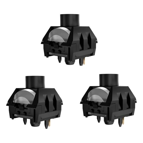 Zjmehty Kailh Box - Interruttore per tastiera meccanica, 5 pin lineare, 55 gf Pre lubed RGB/SMD POM, 72 p