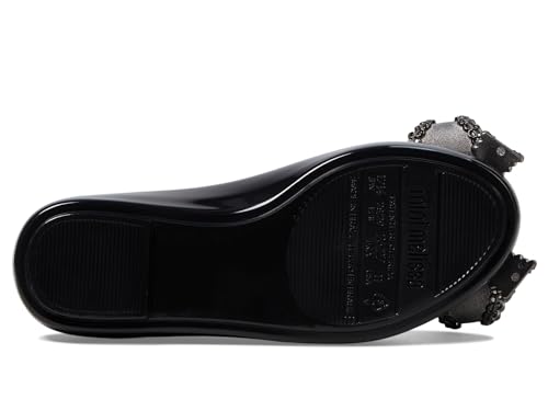 mini melissa Girl's Sweet Love INF (Little Kid/Big Kid) Black/Dark Grey 11 Little Kid M3