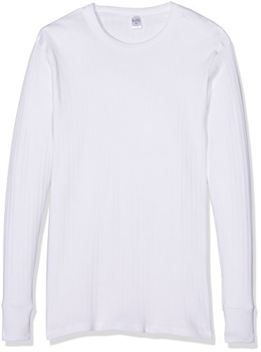 Abanderado Junior AlgodÃ³n De Invierno Camiseta manga larga, Blanco, 4 anos para Niños