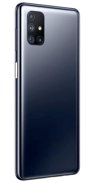 Compatible with Samsung M51 Replacement Full Body, Back Panel with Side Frame, Cmera Glass, Volume Button Black-image-26