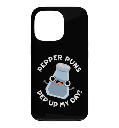 Pepper Puns Pep Up My Day Funny Food Pun Case for iPhone 13 Pro