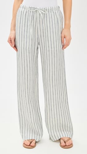 Faherty Women's Santa Cruz Linen Wide Leg Pants2