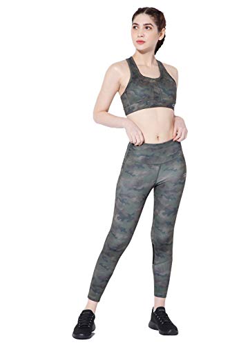 Image of Silvertraq Women's Ath Perform Printed 7 /8 High Waist Leggings