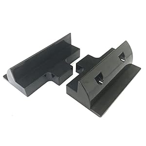 Set van 2 zijdelingse Zonadah montagebeugels voor montage van zonnepanelen op campers, caravans, campers, boten, jachten; huis- en dak-installaties