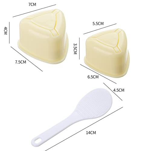 3 Pcs Sushi Onigiri Mould Triangle Sushi Mold Rice Ball Maker Sushi Press Mold Sushi Onigiri Maker for DIY Cooking - Image 2