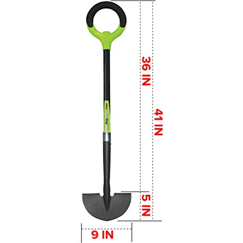 Radius Garden 25602 Pro-Lite Ergonomic Carbon Steel Edger, Green Radius Garden 25602 Pro-Lite Ergonomic Carbon Steel Edger, Green