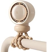 JISULIFE Stroller Fan Large, Battery Bladeless for Baby Crib, Portable Rechargeable for Desk, Car...