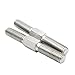 Double-Ended Threaded Rod M6 M8-304 Stainless Steel Stud Bolts with Left and Right Threads for Industrial Applications(M6x80mm 2pcs)