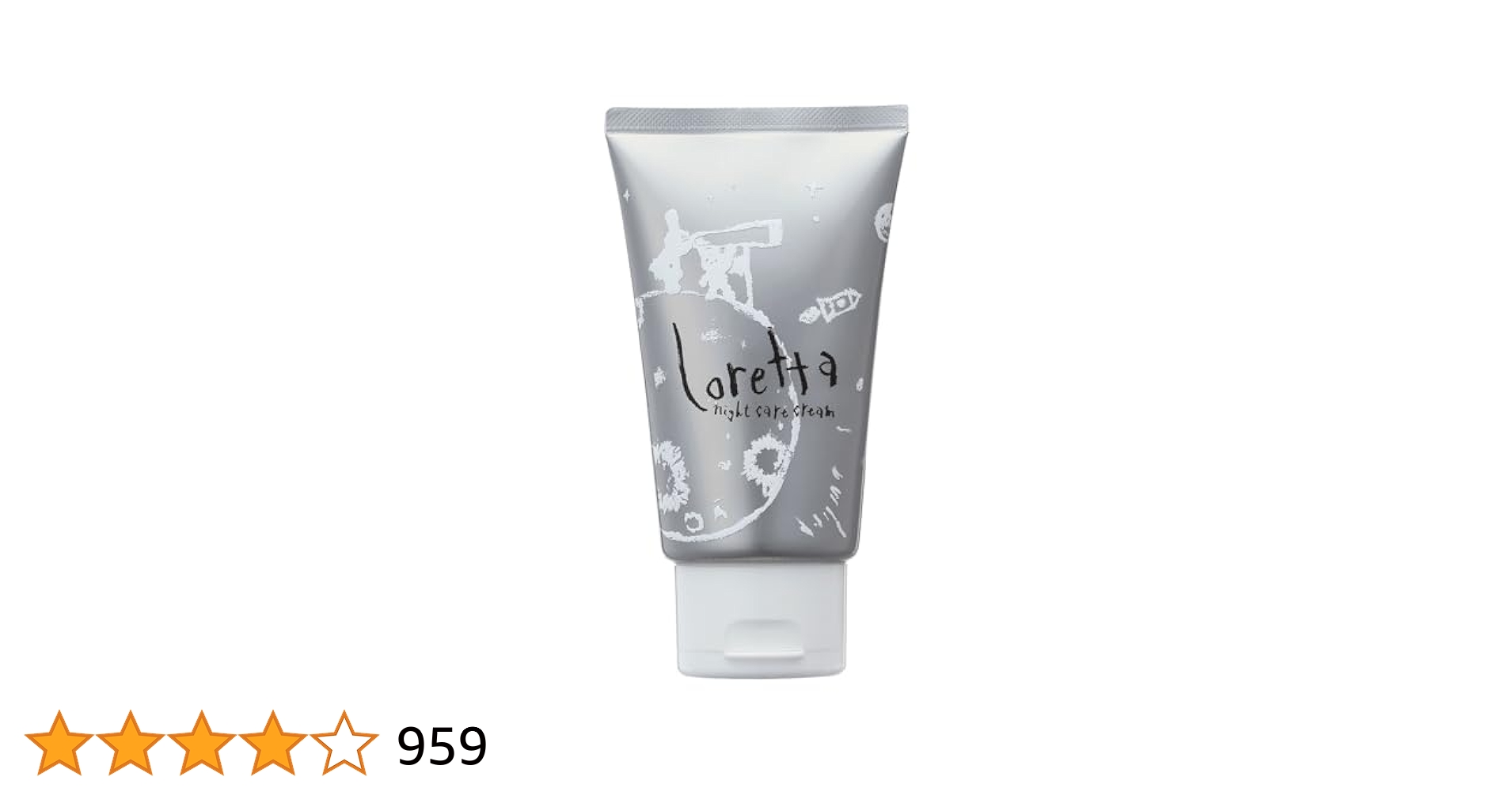 ロレッタ　ナイトケアクリーム　120g×5個セット ロレッタ ナイトケアクリーム｜ヘアクリーム｜ロレッタの製品