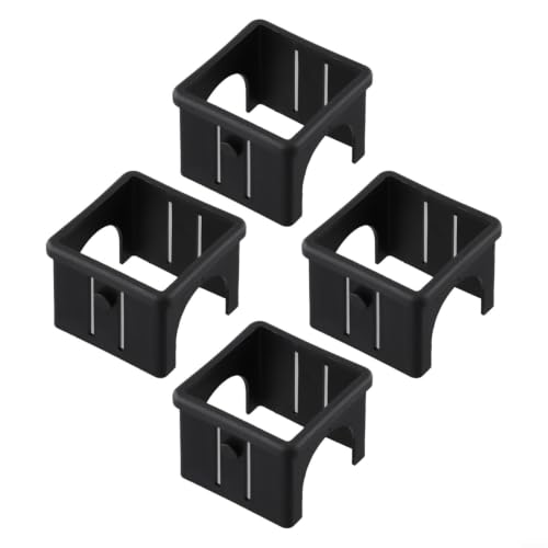 Juego de fundas para tubos cuadrados, plástico PP y PE, 4 tamaños para accesorios de equipos de fitness y otros equipos de ejercicio miniatura 6