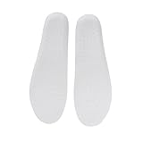 Anneome 1 Par Palmilhas Macias De Absorção Almofada De Sapatos De Borracha Palmilhas Masculinas Palmilhas De Sapato Homens Palmilhas De Amortecimento Cara Esteira Branco Calçado Desportivo
