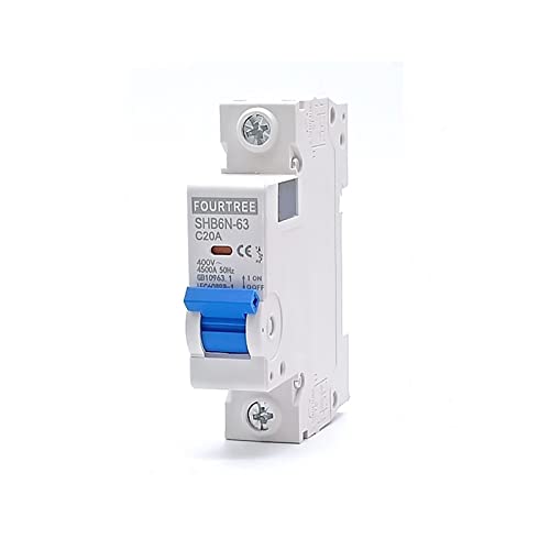 Mini disjoncteur courbe C compact 18 mm pour protection 230V